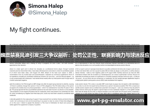 魏震禁赛风波引发三大争议剖析:处罚公正性、联赛影响力与球迷反应 魏震禁赛风波引发三大争议剖析:处罚公正性、联赛影响力与球迷反应